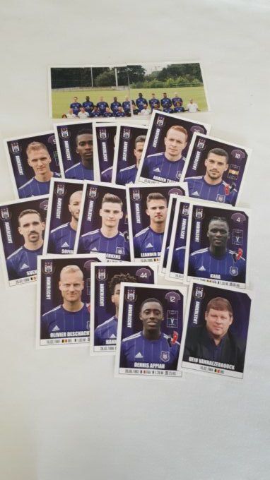 Panini Football pro league 2018 images manquantes