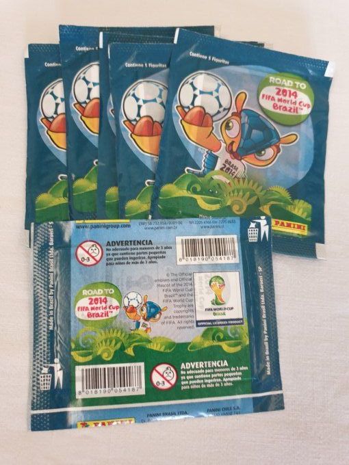 Panini Road to Brazil 2014 par pochette made in brazil