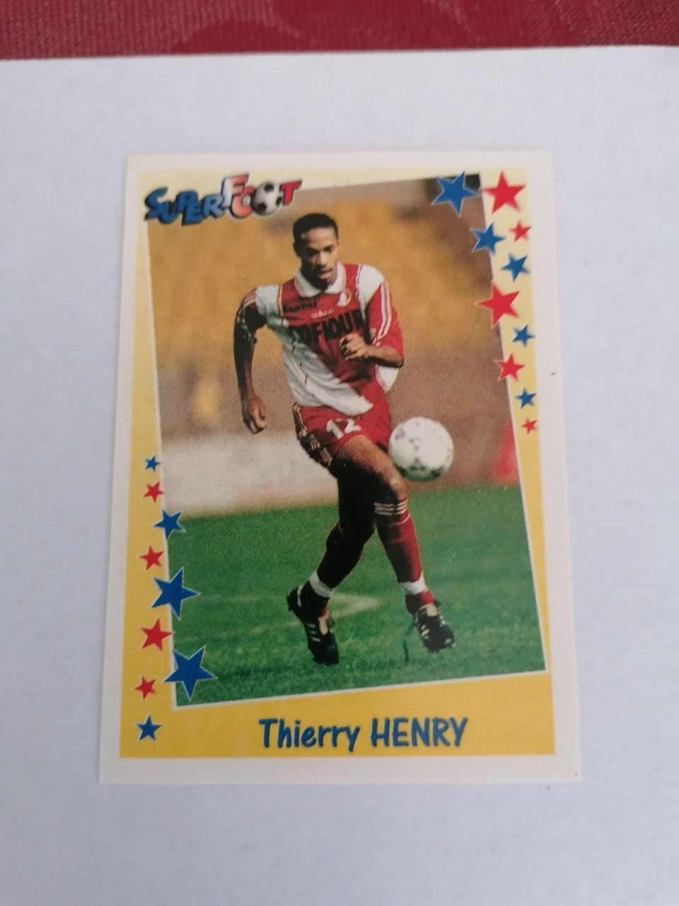 panini super foot 1998 thierry henry