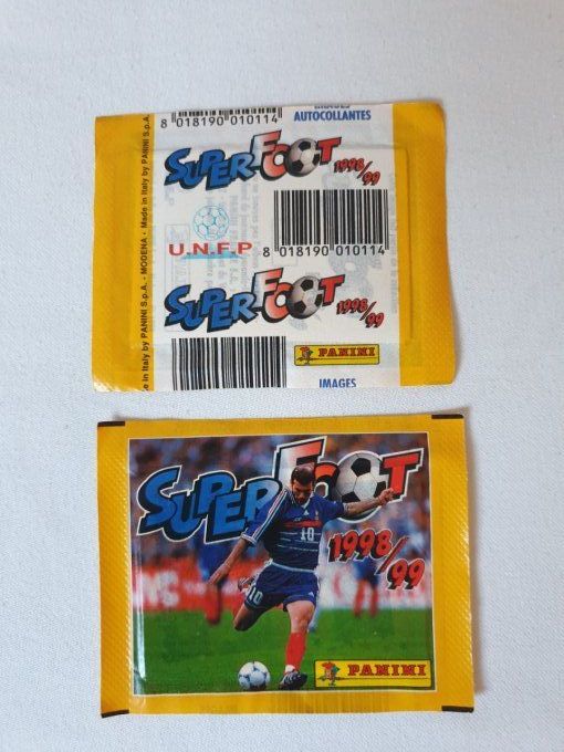 Panini Super Foot 1998-99 championnat de France par pochette 