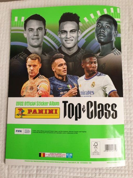 Panini Top class 2022 sticker album