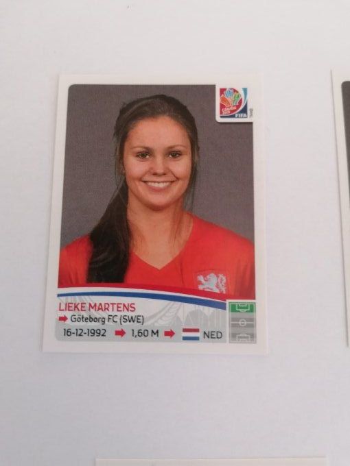 panini women 2015  Lieke  martens n°95