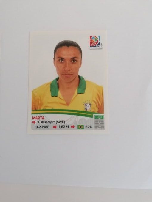 panini women 2015 Marta Brazil n°345