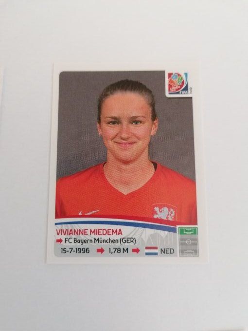panini women 2015 viviane miedema n°97