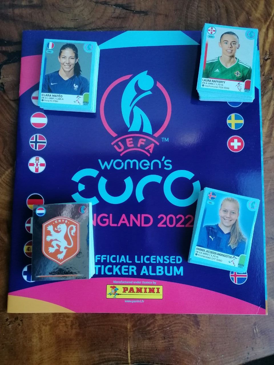 Panini Women Euro england 2022 Set complet 344 images album France +update