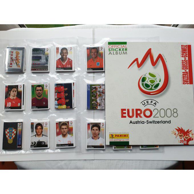 Panini Euro 2008 set complet version Suisse 