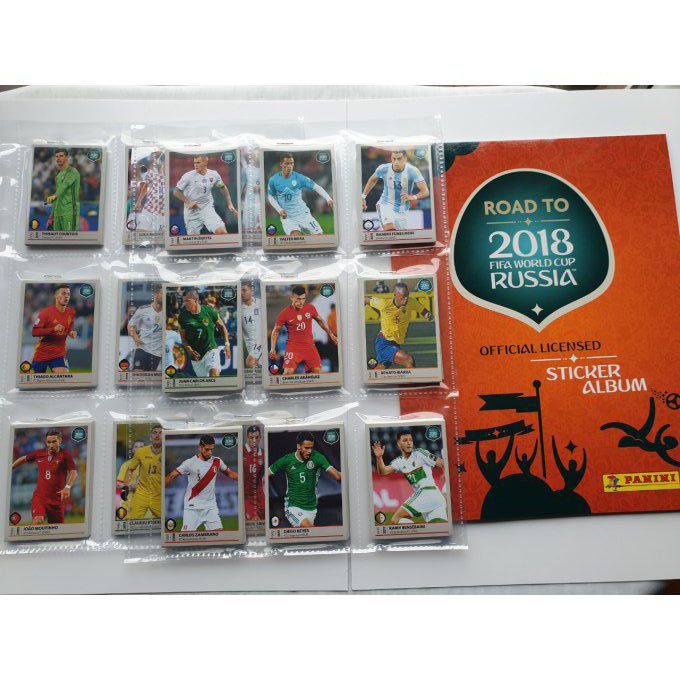 Panini Road to Russie 2018 Set complet 480 images 