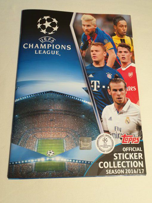 Topps Champions League 2016/2017 Album complet coller