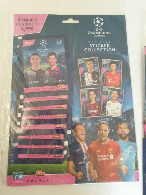 Topps Champions League 2019/2020 collector 8 pochettes