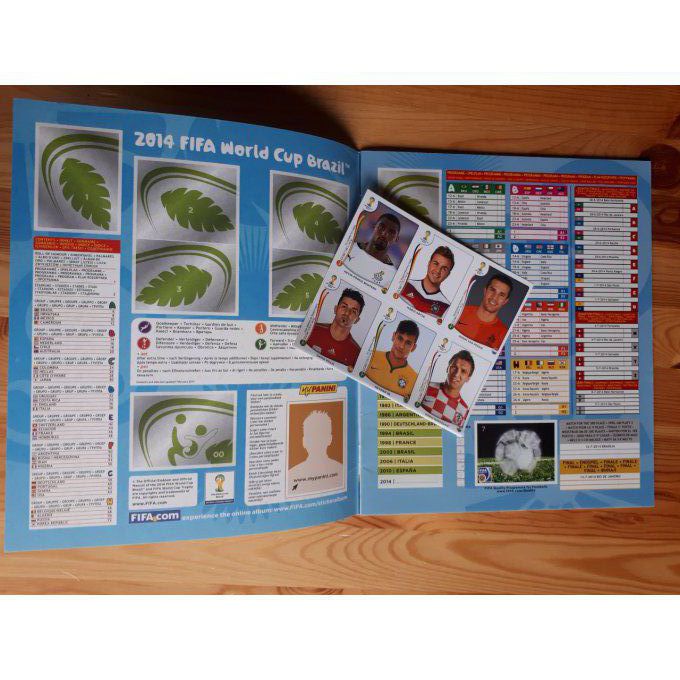 Panini Album vide Brazil 2014 (D) + planche