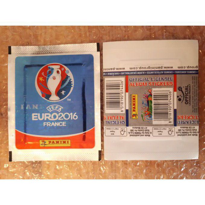 Panini Euro 2016 par pochettes dos blanc France