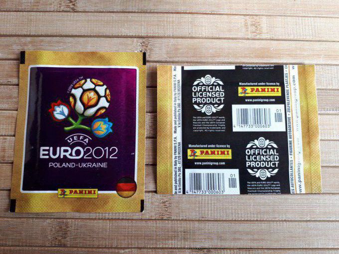 Panini Euro 2012 par Boîte version Allemagne