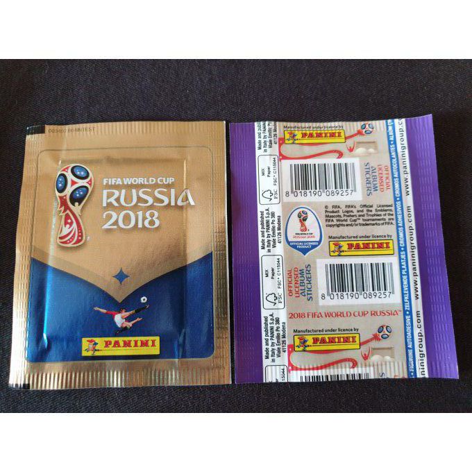 Panini pochettes mauve Russie 2018