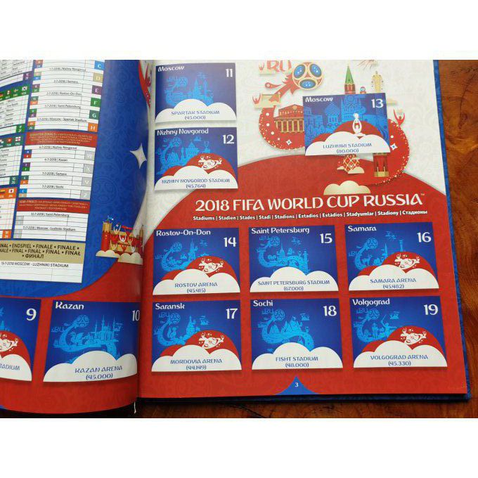 Panini Album vide Russie 2018 Hard Cover (D)