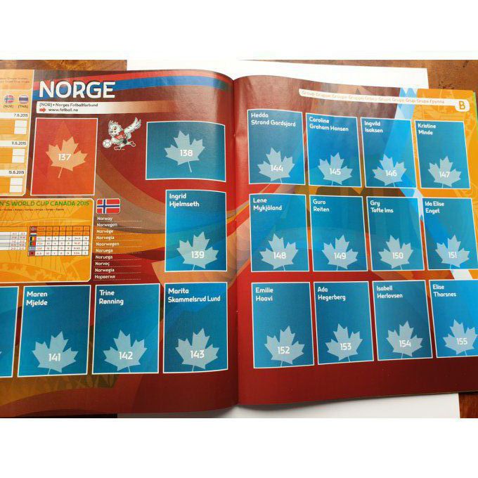 Panini Album vide Women 2015 (Austria)