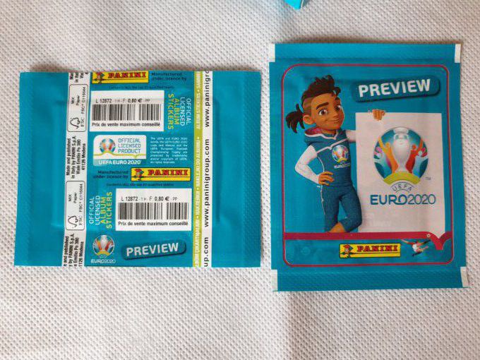 Panini Euro 2020 Preview Box 60 pochettes version France