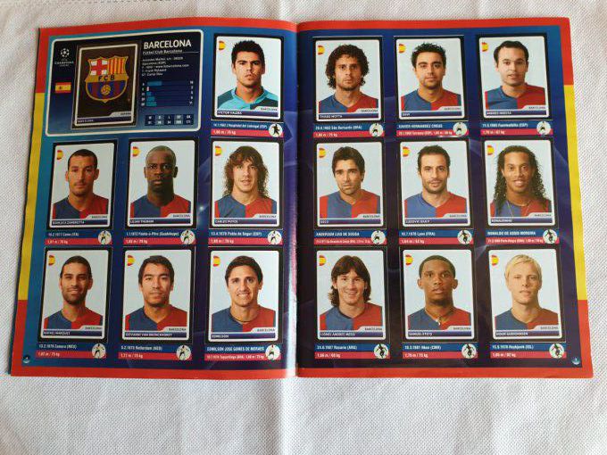 Panini Champions League 2006/2007 Album complet coller