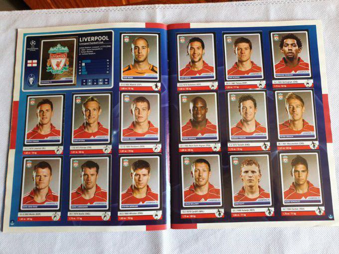 Panini Champions League 2006/2007 Album complet coller