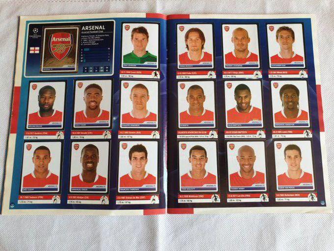 Panini Champions League 2006/2007 Album complet coller