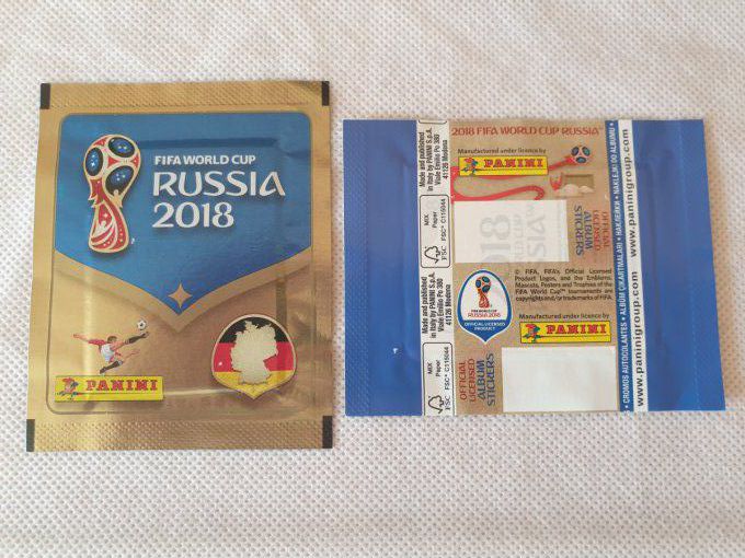 Panini Russie 2018 par pochettes version No Code Dutch Horizontal