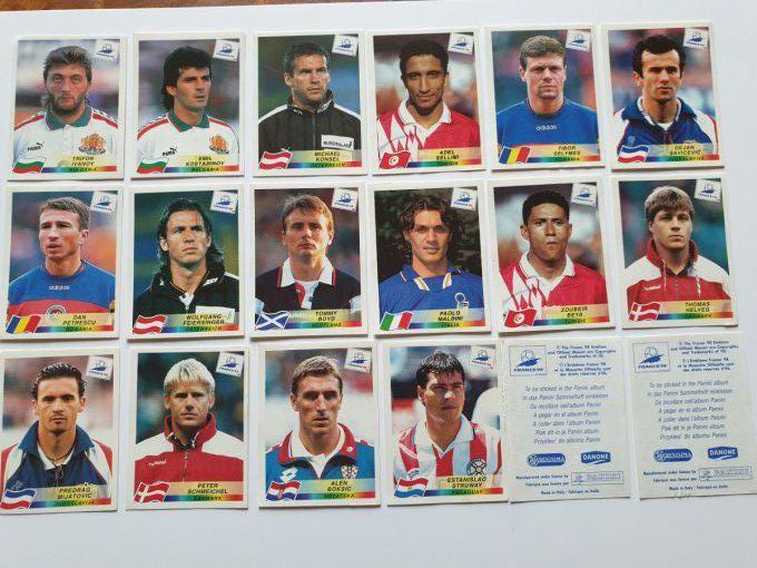 Spécial Stickers France 98 Danone