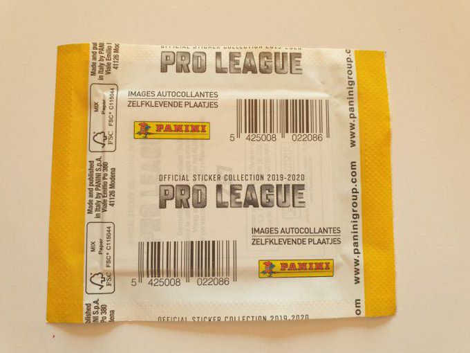 Panini Pro League 2019/2020 Par Pochette extra code