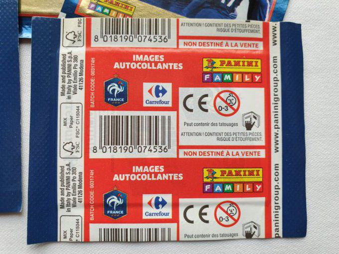 Panini Family Fier d'être bleu Euro 2016 par pochette 