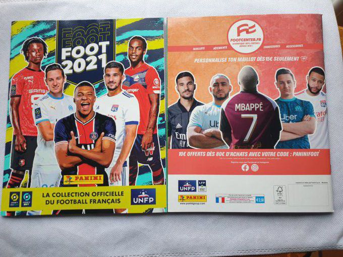 Panini Starter Pack Foot 2021 - 2 albums+ 5pochettes