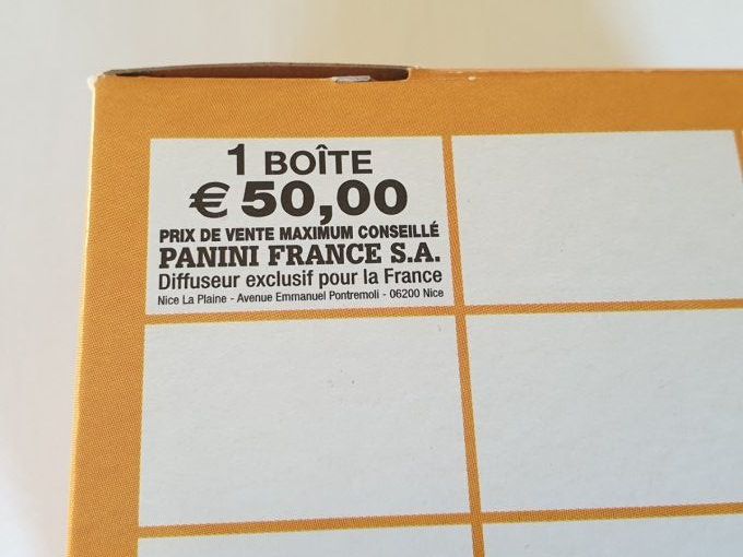 Panini Euro 2020 Tournament edition BOX 50  version France