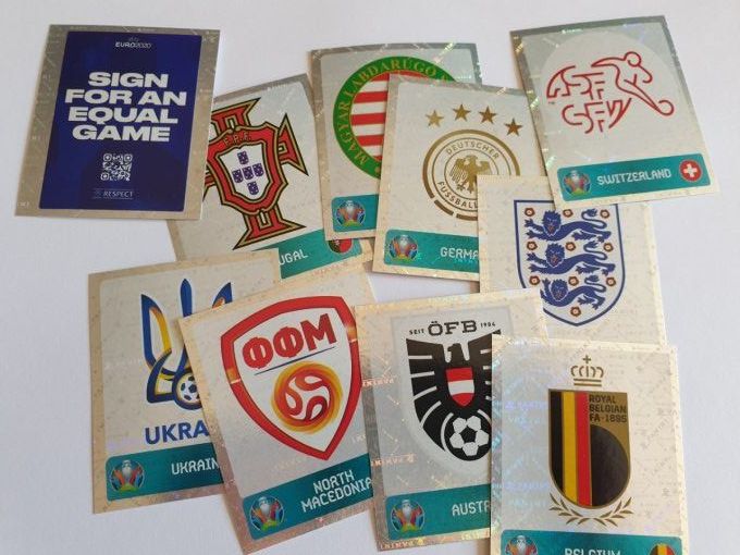 Panini UEFA EURO 2020 Tournament image manquante version Belge