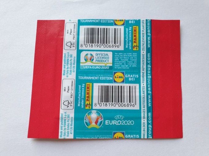 Panini Euro 2020 Tournament version LIDL  par pochettes