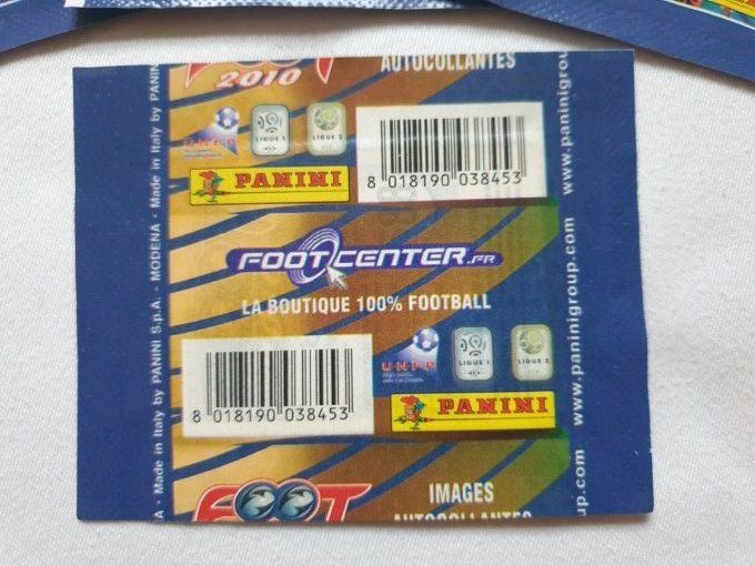 Panini Foot 2010 championnat de France par pochette