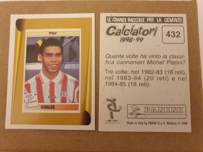 Panini Calciatori 1998-99 Ronaldo sticker PSV