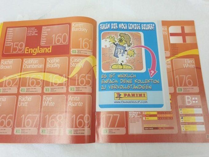 Panini Album vide Women Germany 2011