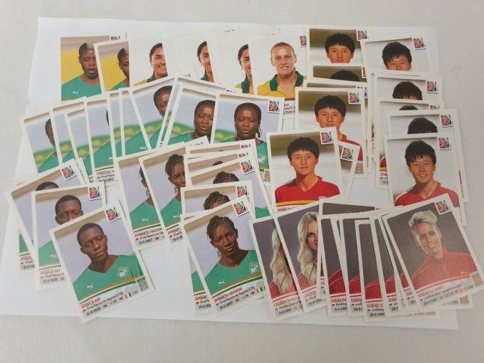 Panini women canada 2015 lot 124 stickers