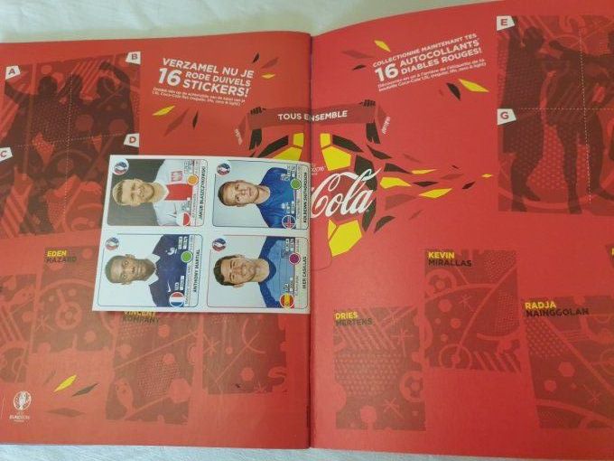 Panini Album vide Euro 2016 version Belge sticker ronaldo