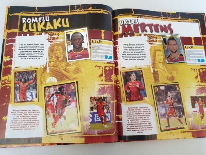 Panini family Belgian red Devils  carrefour pour Brazil 2014