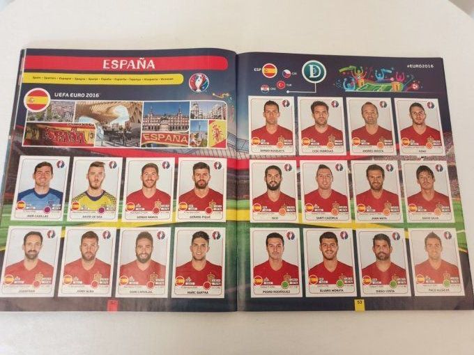 Panini Euro 2016 album complet coller + coca cola FR