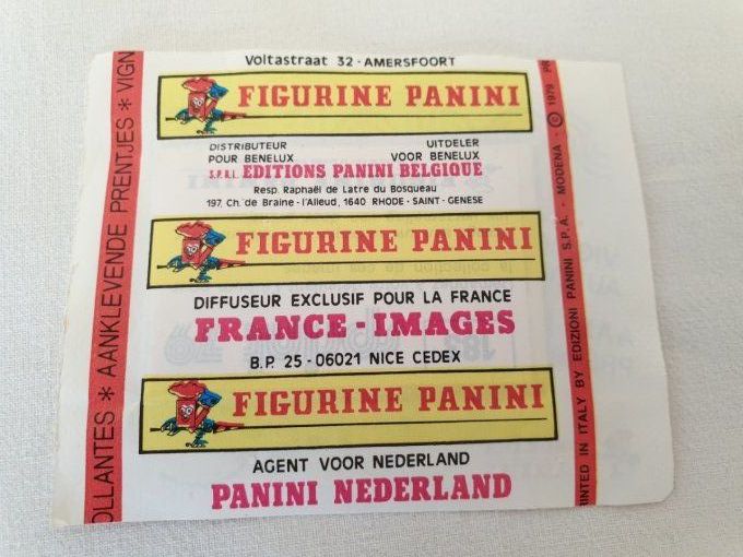 Panini Sprint 1979 pochette rare