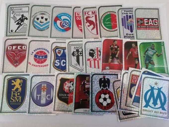 PANINI Foot 2010 LOT DE 242 sticker peu de double