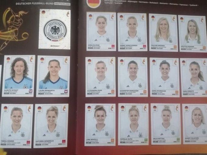 Panini women netherland 2017 album complet coller