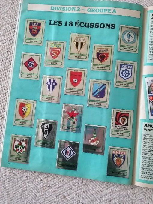 Panini Foot 1985 album complet coller