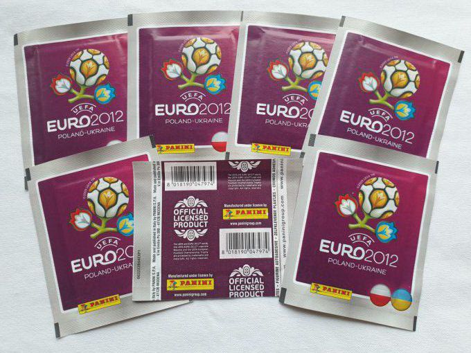 Panini Euro 2012 Par pochettes Vers.Polonaise
