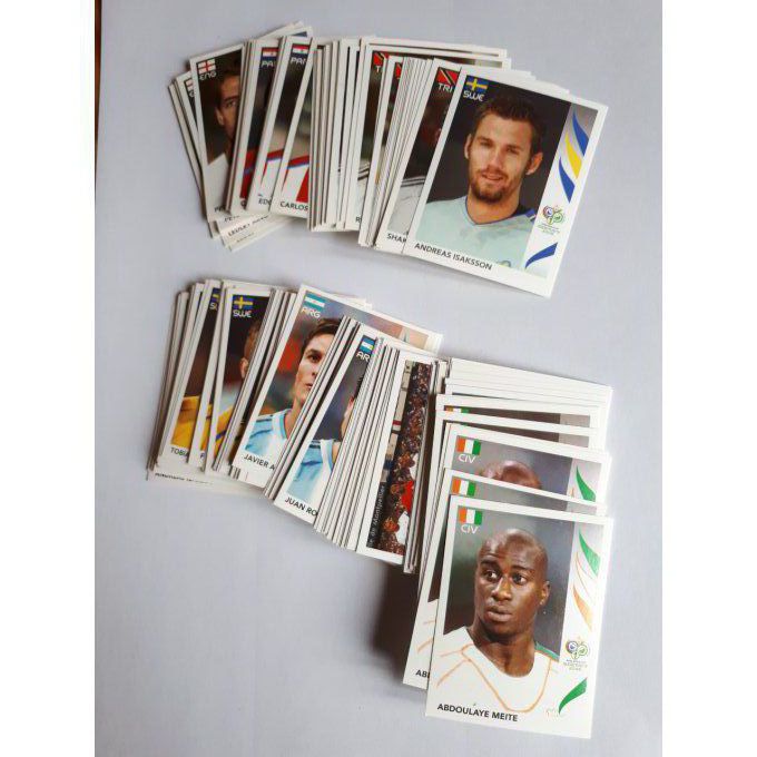 panini wc 2006 germany sticker manquant