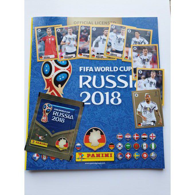 Panini Album vide allemand Russie 2018 +sticker poster mac donald