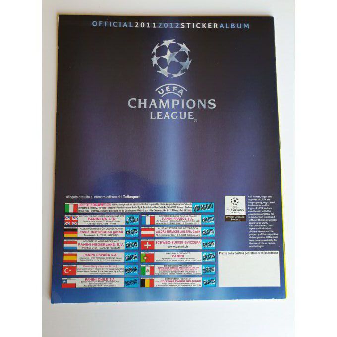 Panini Champions League 2011/2012 Album vide