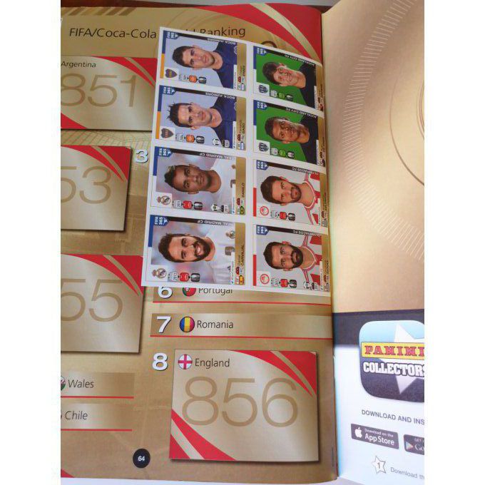 Panini FIFA 365 - 2016 Set complet 856 numeros