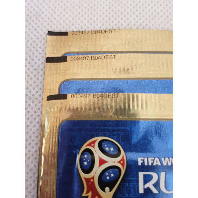 Panini Russie 2018 par pochettes version No Code Dutch Vertical