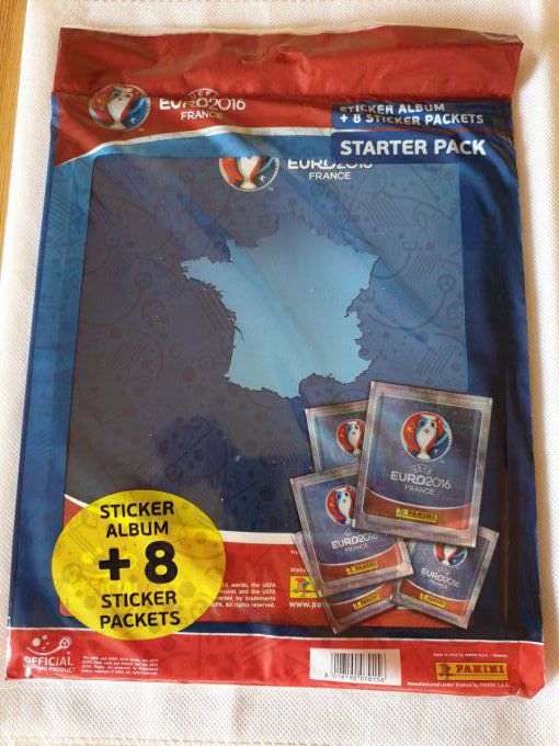 Panini Euro 2016 Starter Pack Album+8pochettes