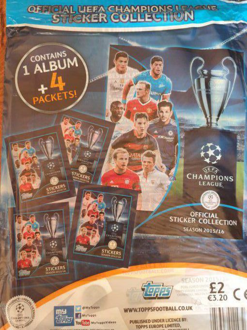 Topps Champions League 2015/2016 Starter Pack